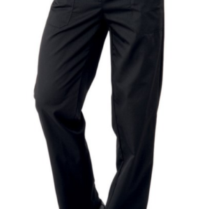PANTALONE CON ELASTICO NERO- ISACCO