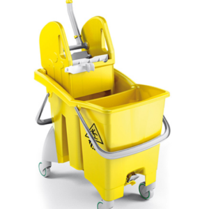 CARRELLO ACTION PRO LT.30 GIALLO C/DOPPIO SCARICO E STRIZ. TEC GIALLO