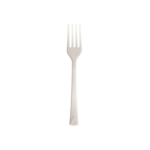 FORCHETTINA FINGERFOOD CPLA BIANCA 10cm