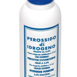 ACQUA OSSIGENATA 250 ML PEROSSIDO DI IDROGENO STABILIZZATO SOLUZIONE DILUITA AL 3% 10 VOLUMI