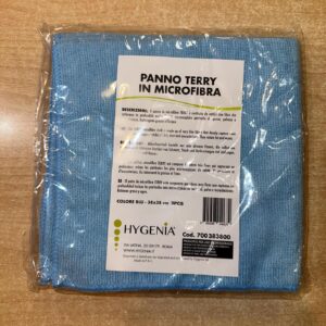 PANNO MICROFIBRA TERRY BLU - PZ.3