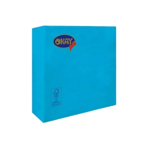 TOVAGLIOLO CARTA 33X33 2V. TURCHESE - PZ. 50