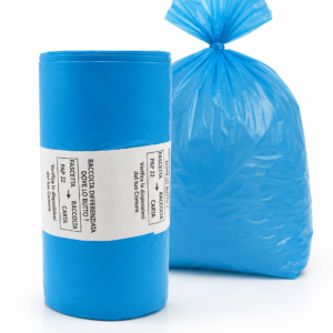 SACCO RIFIUTI 50x60 AZZURRI - 25Pz
